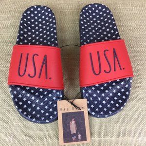 Rae Dunn USA Slide Sandals